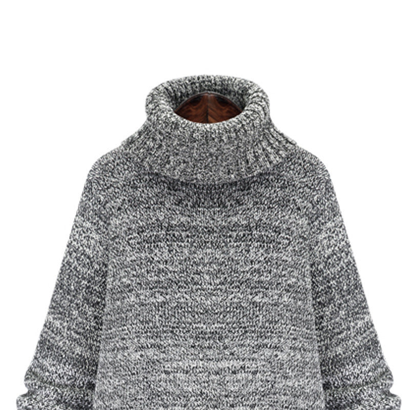 Damen Oversized Strickkleid mit Rollkragen und lässigem Schnitt Drune