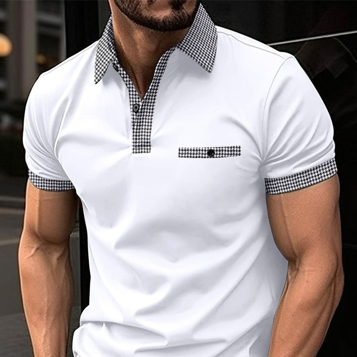 Drune | Farblich passendes POLO-Shirt mit Knöpfen