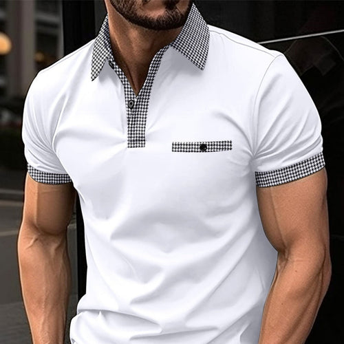 Drune | Farblich passendes POLO-Shirt mit Knöpfen