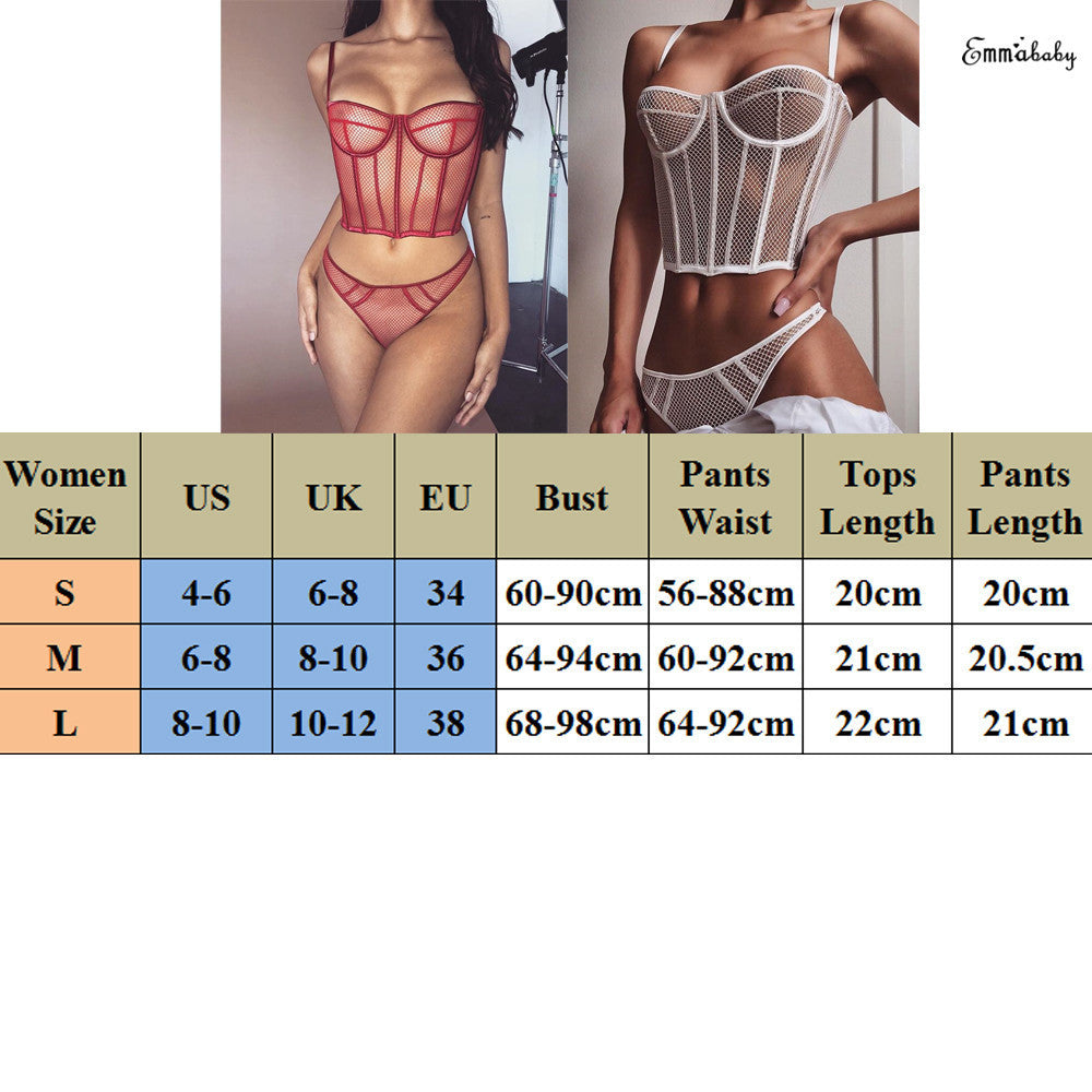 Damen Netz-Bustier mit Corsage-Design und verführerischen Details Drune