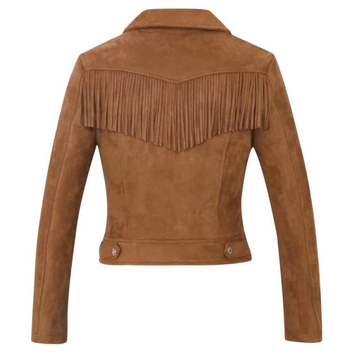Drune | Wildlederjacke - Im Western-Stil - Kunstwildleder - Statement-Oberbekleidung