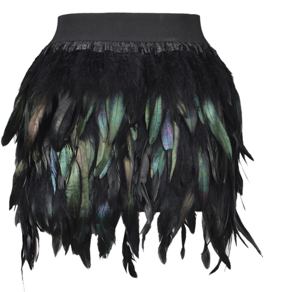 Damen Federrock Drune