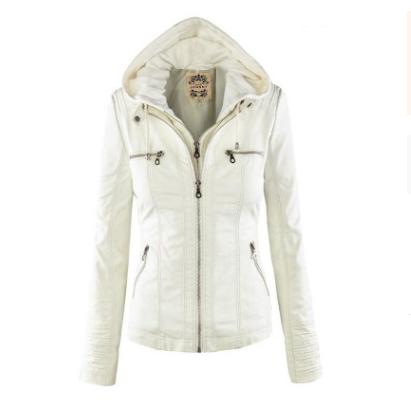 Drune Solide Lederjacke mit Revers