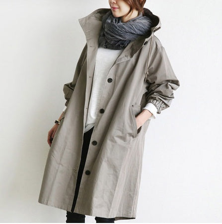 Drune | Damen Trenchcoat, Wind- und wasserdicht