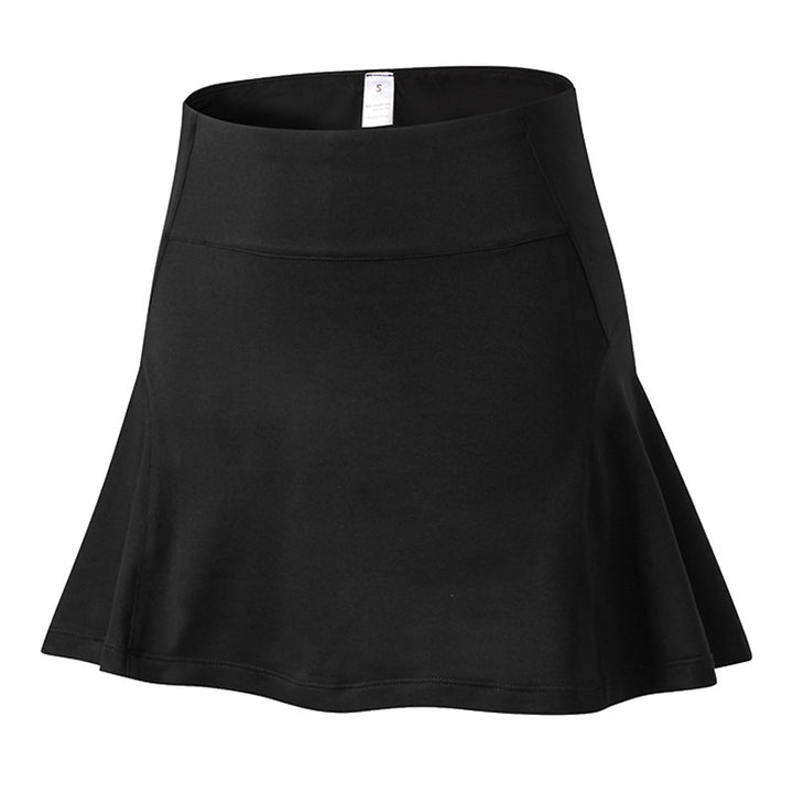 Damen Sportlicher A-Linien Rock mit integrierter Shorts Drune