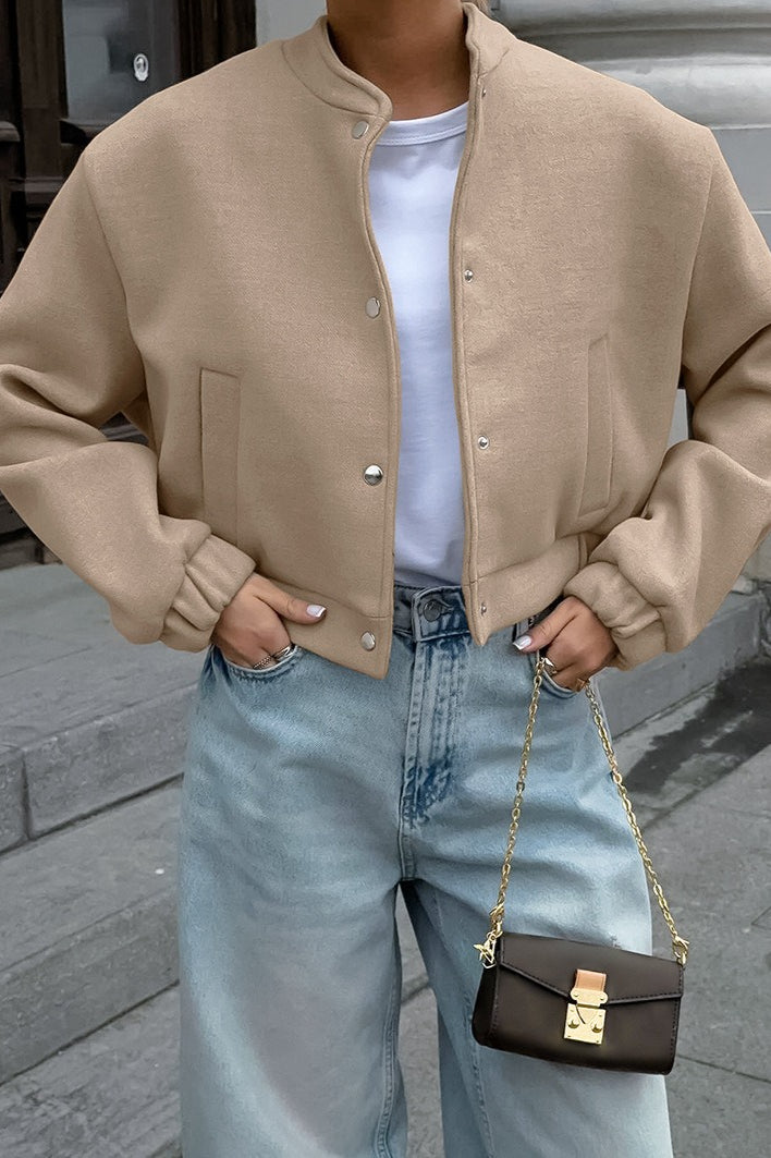 Drune | Woll Stehkragenjacke