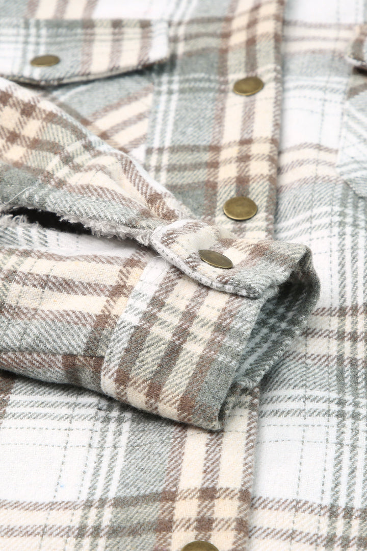 Drune | Gitterjacke mit Plüschfutter Warm und Stilvoll Ideal Für Den Alltag