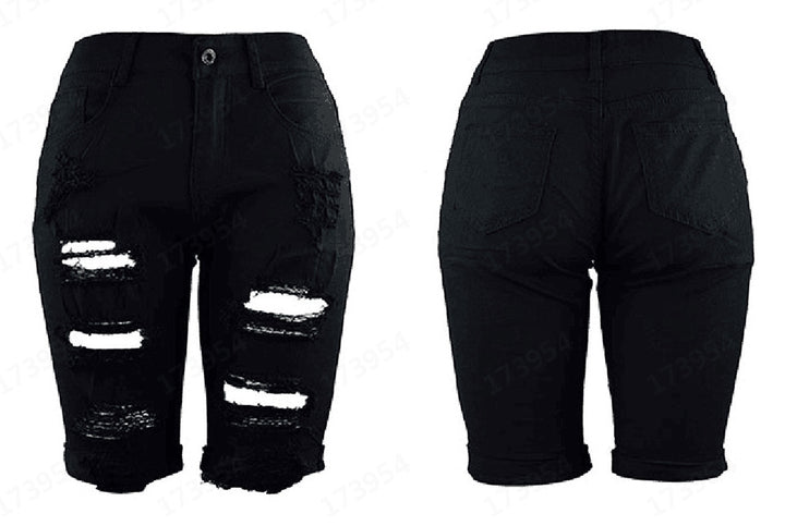 Damen Destroyed Denim-Hose mit lässigem Schnitt und modischen Rissdetails Drune