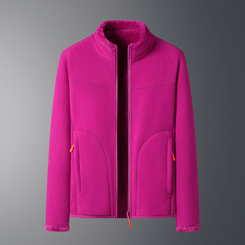 Drune | Fleecejacke mit Reißverschlusstaschen - Leichte Wärme - Hoher Kragen - Alltags-Layer