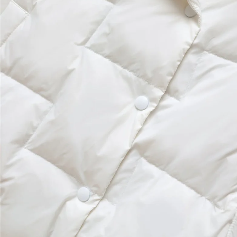 Drune | Gep quiltete Daunenjacke Rollkragen Daunenjacke