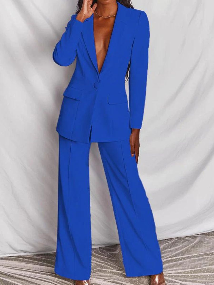 Drune | Blazer und Hose Set für Damen Business Kleidung