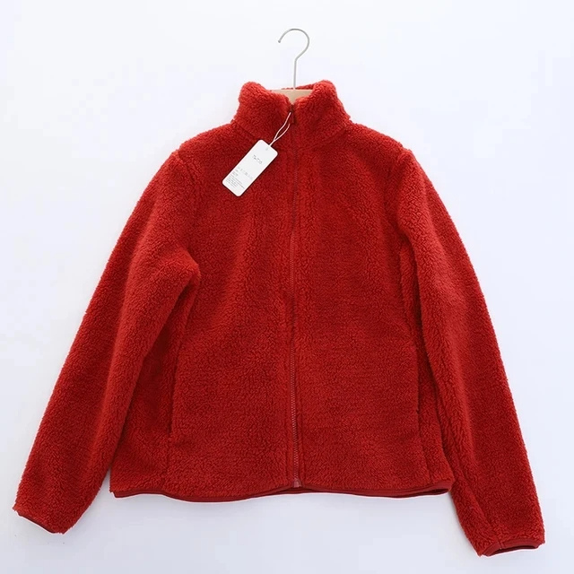 Drune | Weiche Sherpa Zip Up Hohe Kragenjacke, Fleeceweste