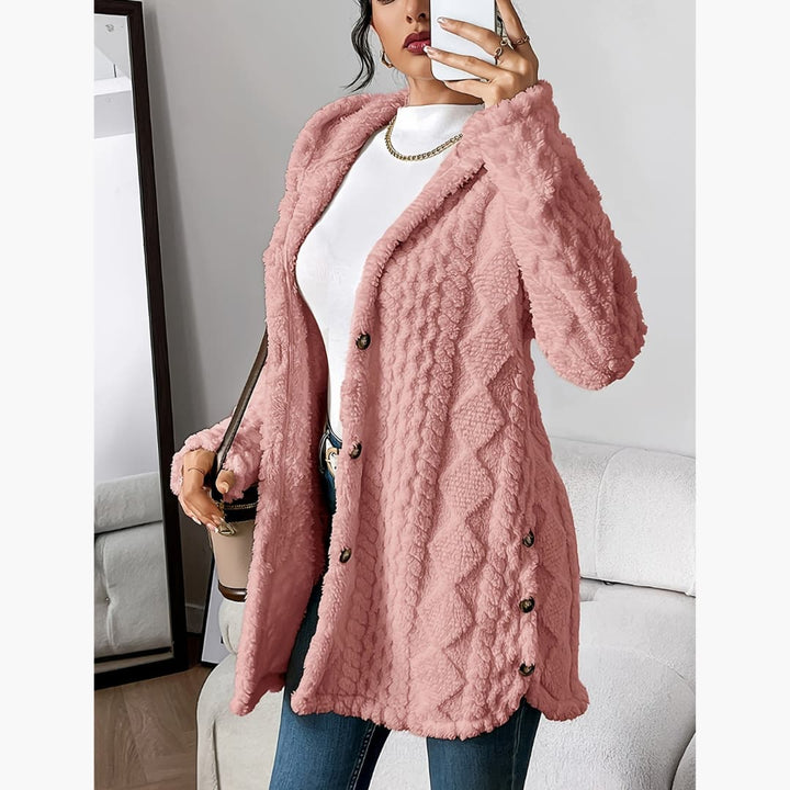 Drune | Gemütlicher Hoodie mit Teddy-Pullover für Damen