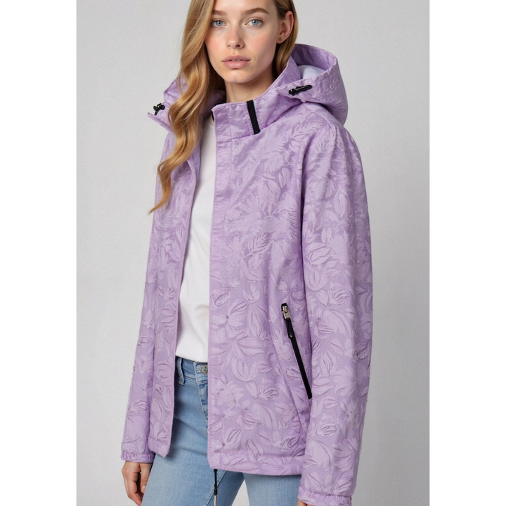 Drune | Damen Windjacke mit Kapuze und Durchgehendem Reißverschluss
