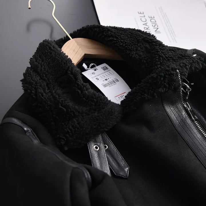 Drune | Wildleder Winterjacke - Warm & Stilvoll