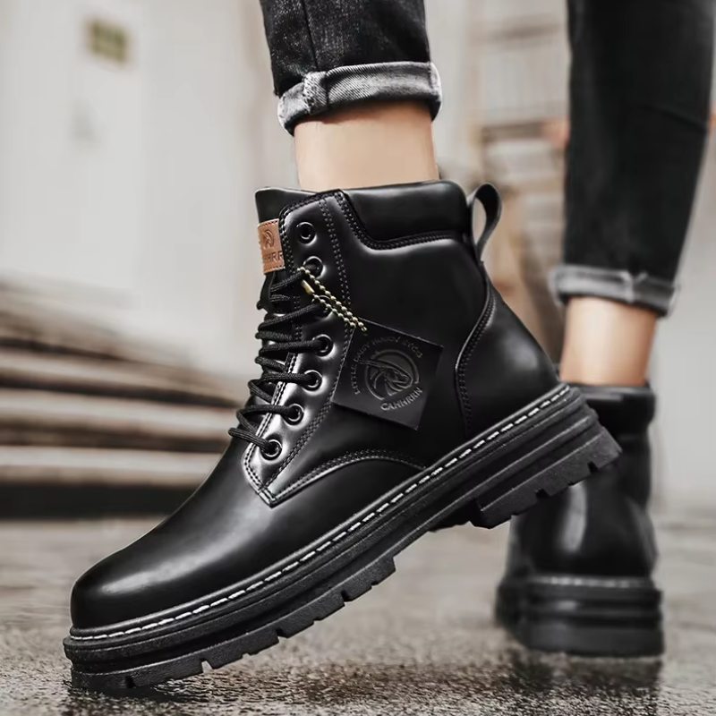 Drune | Outdoor Herrenschuhe Stiefel Mit Rutschfester Sohle Und Schnürung