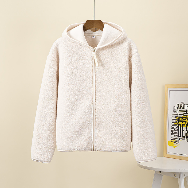 Drune | Kapuzenjacke mit Reißverschluss und Weichem Sherpa Stoff, Fleece Weste