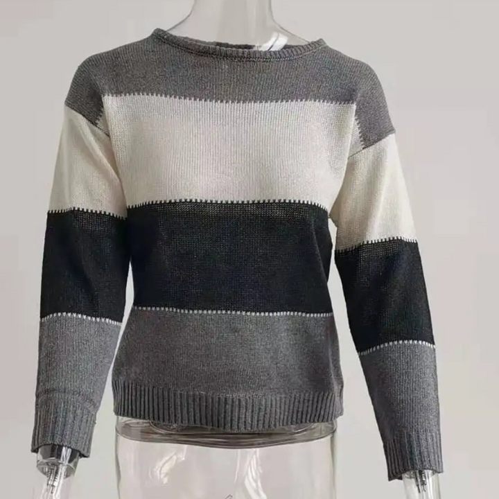 Drune | Farbblock-Pullover, bequemer Pullover