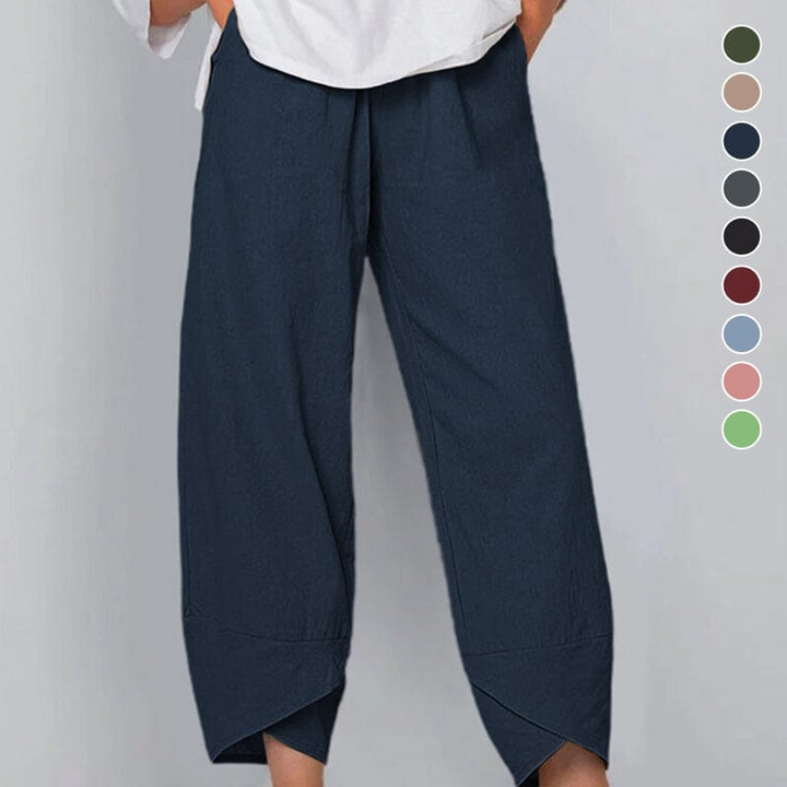 Drune | Damenhose Leichte Baumwoll Und Leinen Damen Sommer Komfort