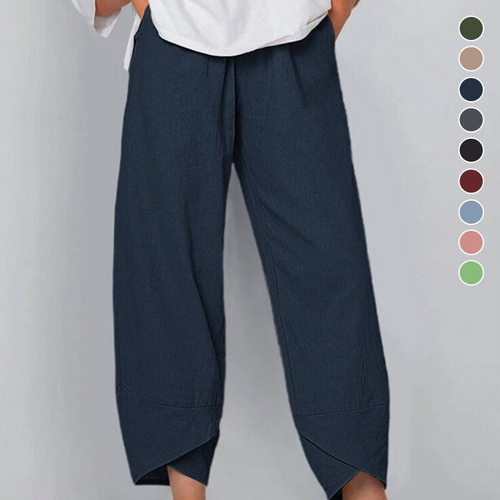 Drune | Damenhose Leichte Baumwoll Und Leinen Damen Sommer Komfort