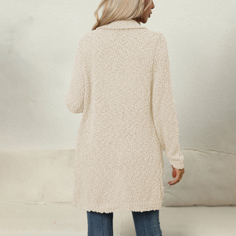 Drune | Lässiger Einfarbiger Cardigan