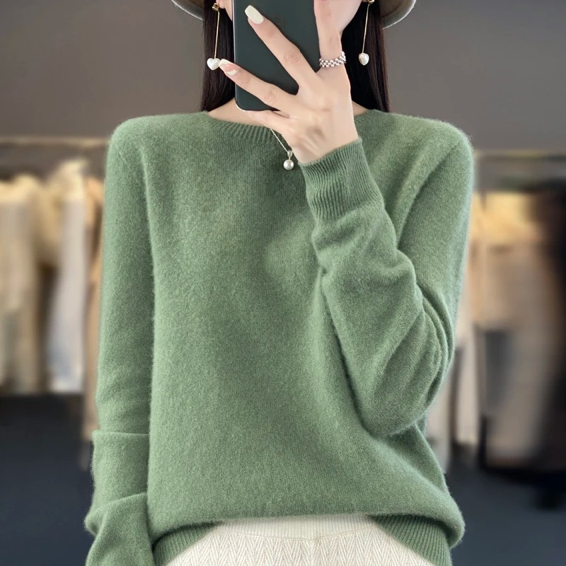 Drune | Cashmere Pullover Damen Stilvoller Rundhals, Weich & Komfortabel