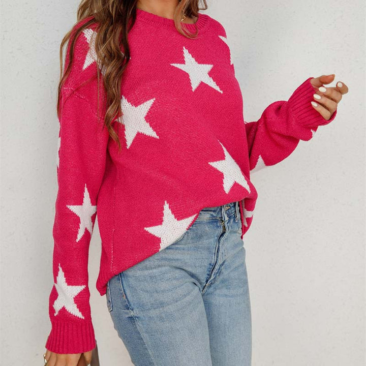 Drune | Strickpullover mit Sternenmuster Design