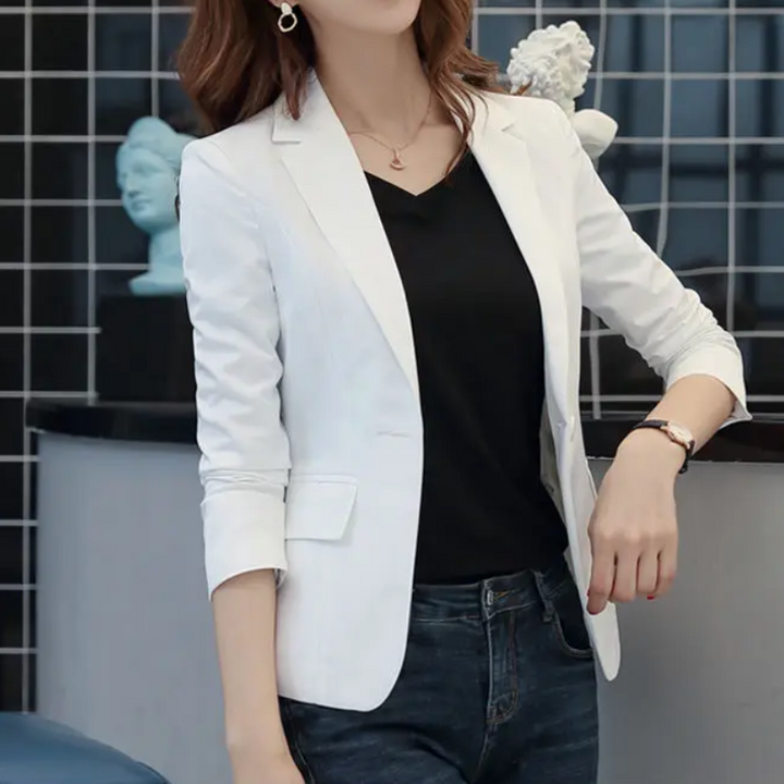 Drune | Eleganter Damenblazer mit Langen Ärmeln Ideal für Die Arbeit