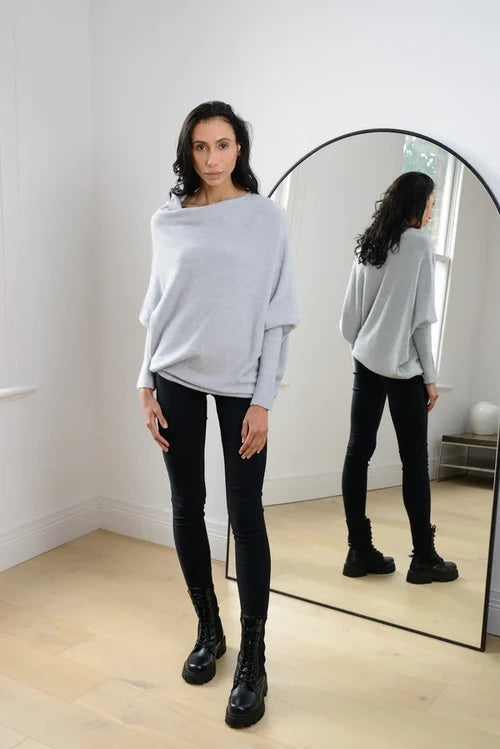 Drune | Asymmetrisch drapierter Pullover