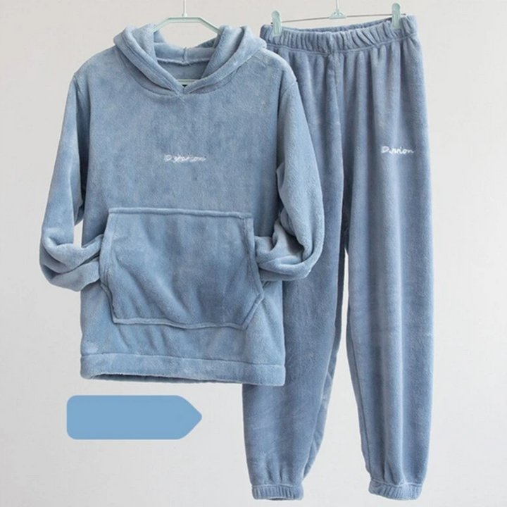 Drune | Bequemer Fleece Hausanzug für Zuhause