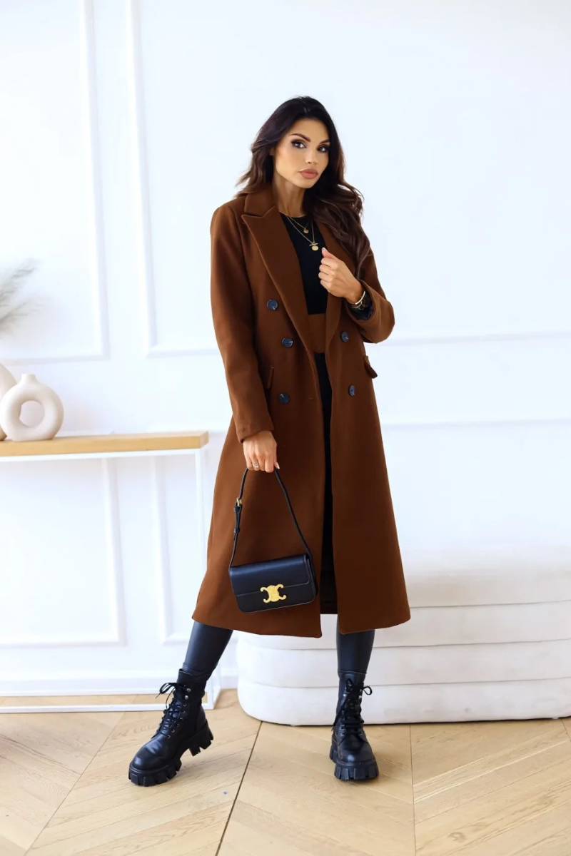 Drune | Klassischer Langer Trenchcoat mit