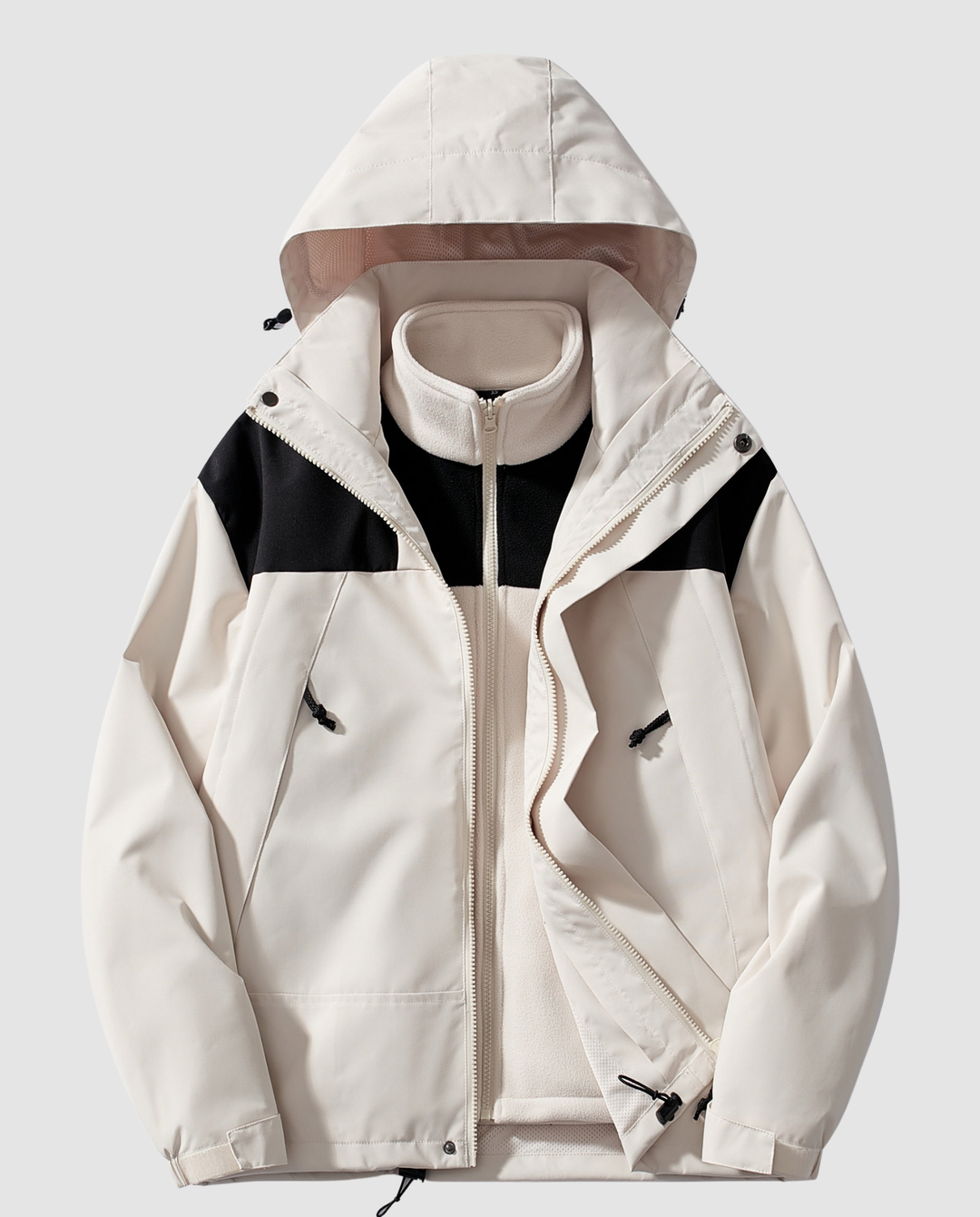 Warme Damen Winterjacke Fleece | Drune