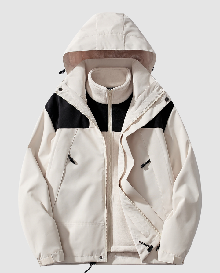 Warme Damen Winterjacke Fleece | Drune