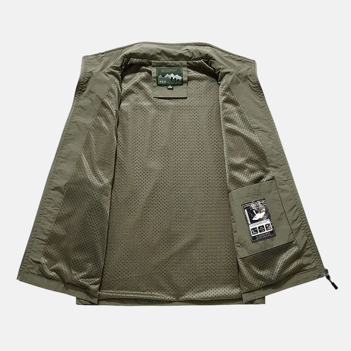 Drune | Leichte Multifunktionsweste mit Taschen für Herren für den Outdoor-Einsatz