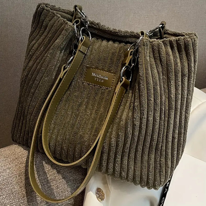 Drune | Samtcord Baumwolltasche