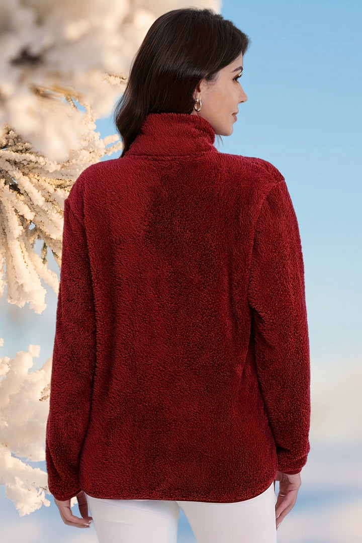 Drune | Fuzzy Reißverschlussjacke