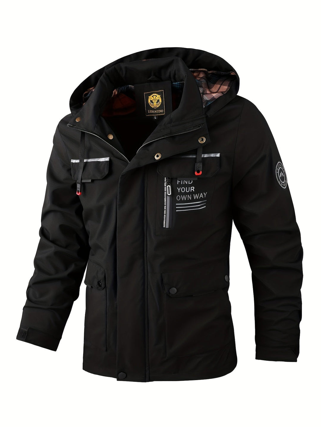 Drune | Herren Kapuzen Utility Jacke