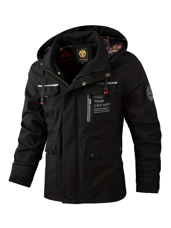 Drune | Herren Kapuzen Utility Jacke