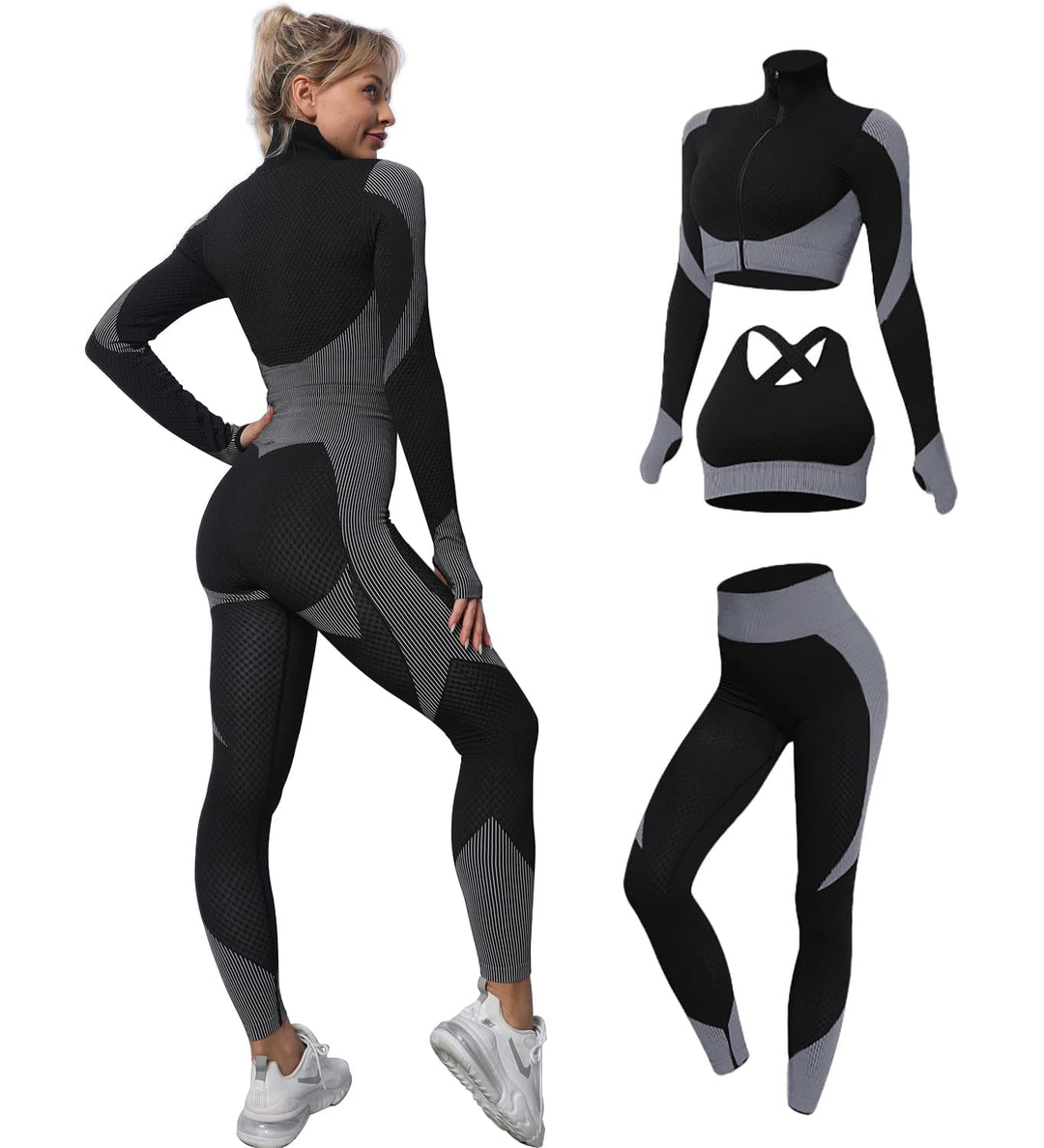 Drune | Nahtloses Aktivsport-Set (3-Teilig)