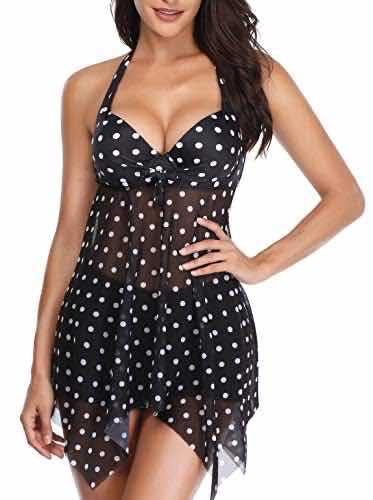 Damen Strandkleid mit floralem Design Drune