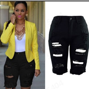 Damen Destroyed Denim-Hose mit lässigem Schnitt und modischen Rissdetails Drune
