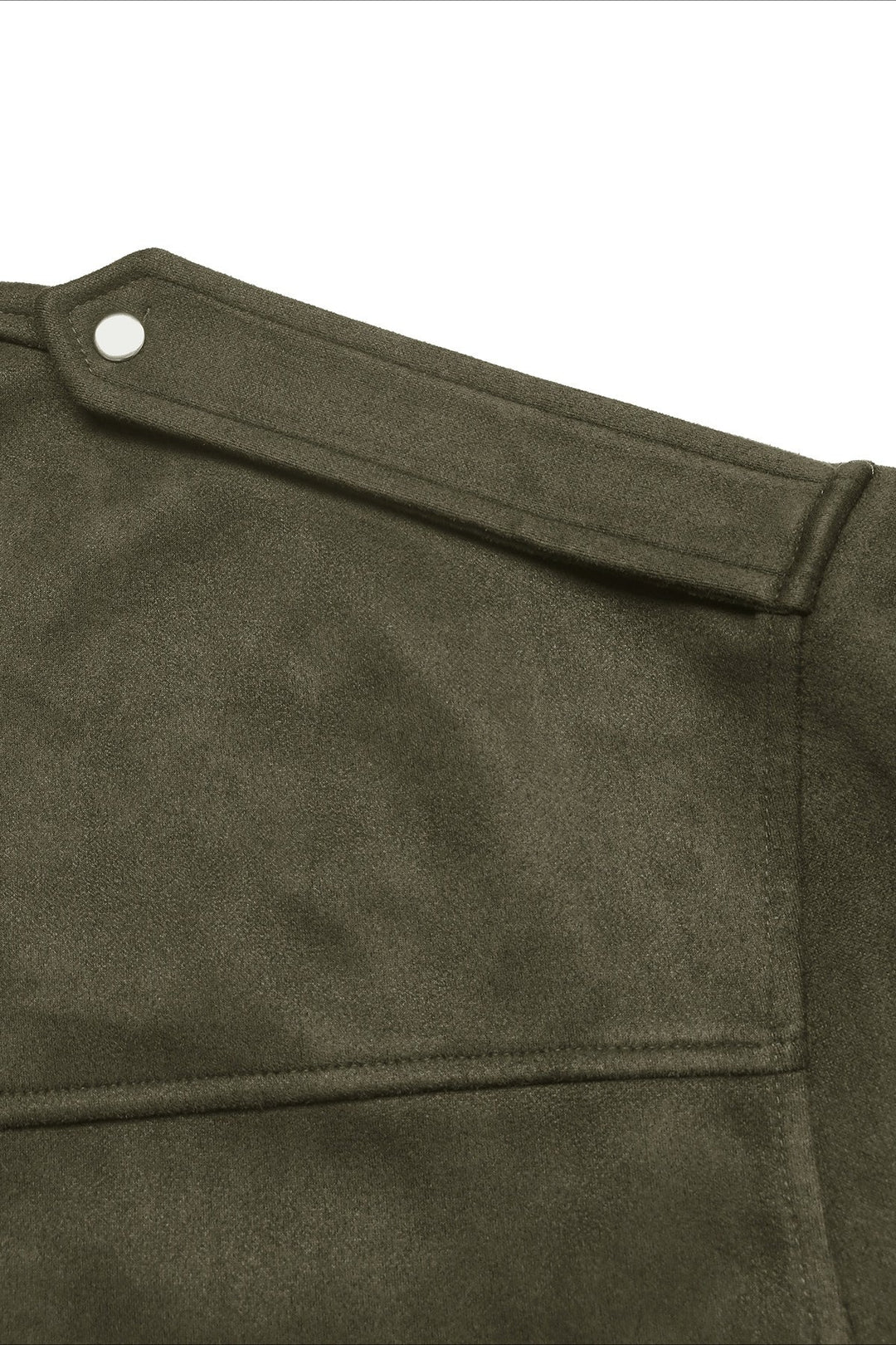 Drune | Kragen Wildleder-Look Bomberjacke