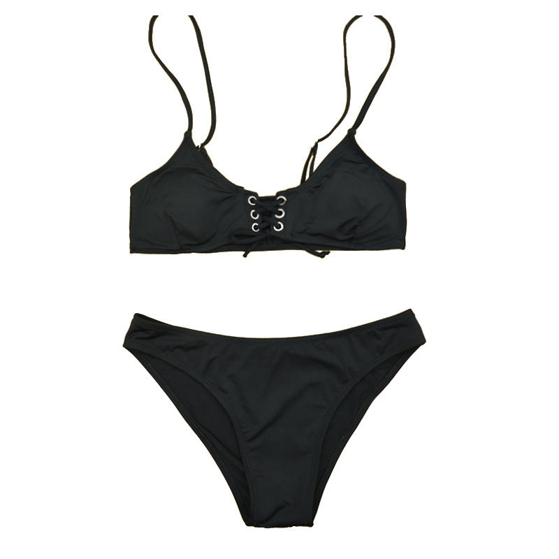 Damen Bikini mit raffiniertem Schnür-Design Drune