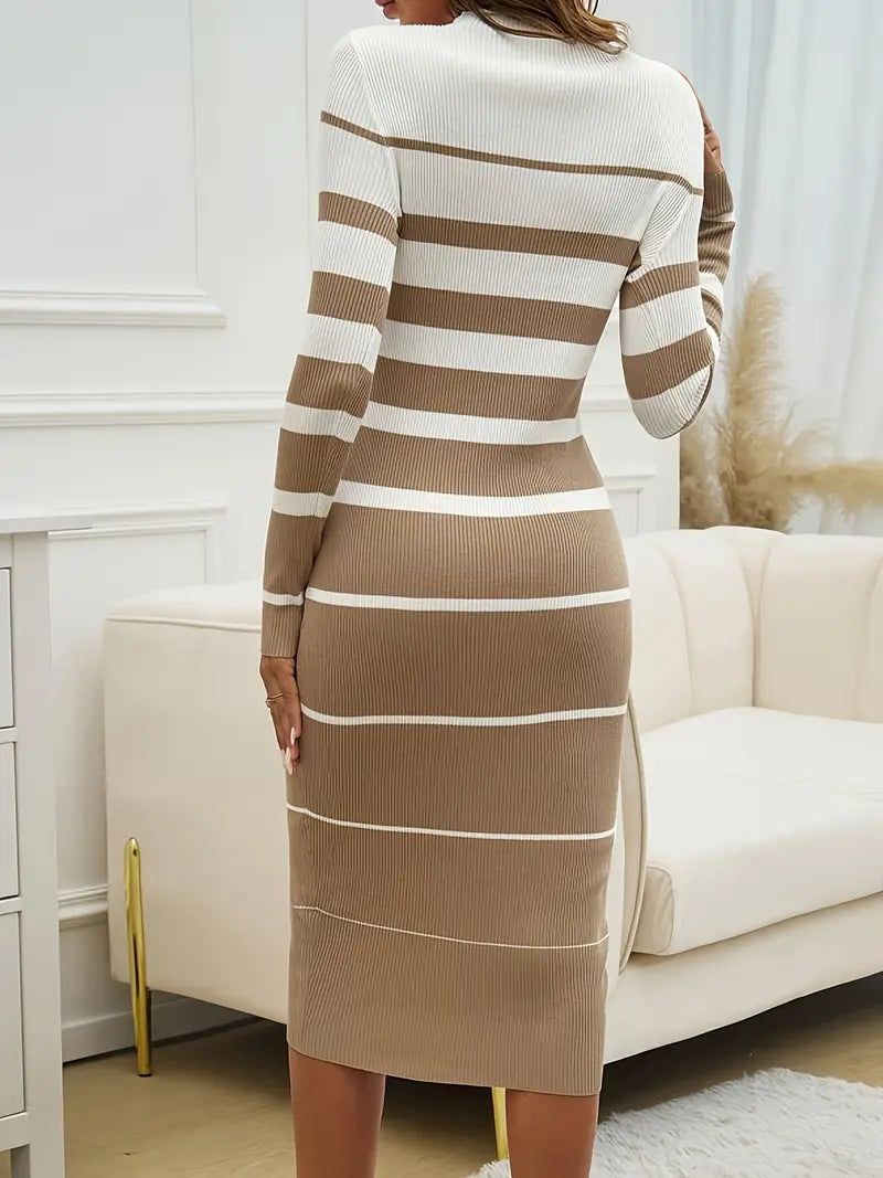 Drune | Streifen Bodycon Kleid