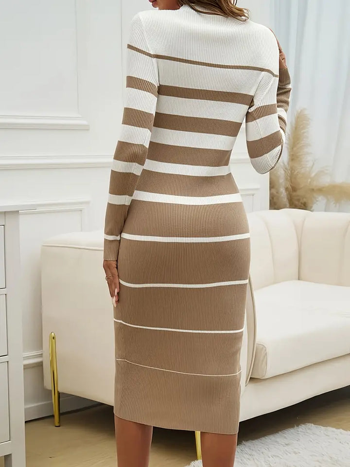 Drune | Streifen Bodycon Kleid