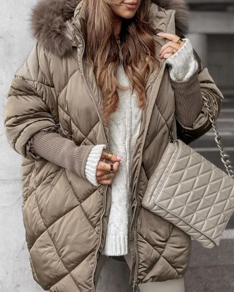 Drune | Winter Zip Kapuzenjacke