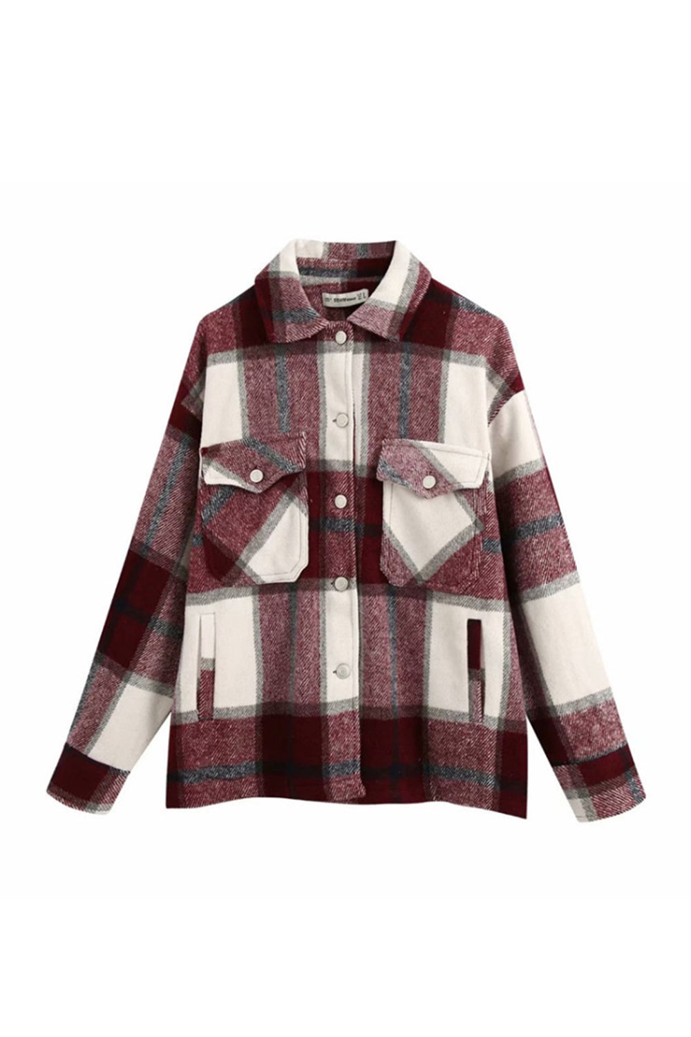 Drune | Locker Tweed Karoshemd Mantel