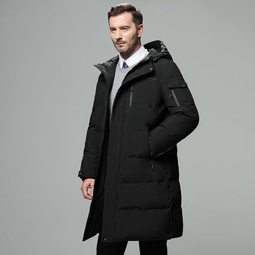 Drune | Gefütterte Herrenjacke mit abnehmbarer Kapuze