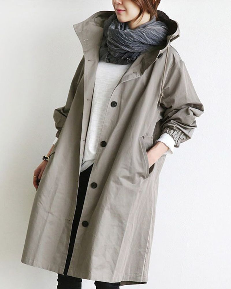 Drune | Eleganter und Wasserabweisender Trenchcoat
