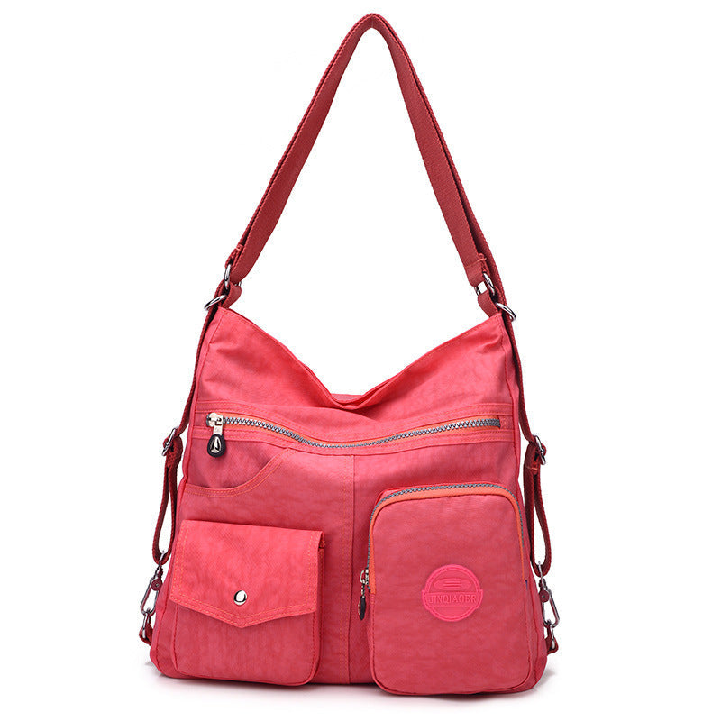 Drune | Designer Handtasche Aus Wasserfestem Bylon Stoff Mit Großem Fassungsvermögen